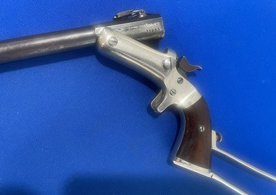 Antique STEVENS SECOND MODEL POCKET RIFLE & MATCHING STOCK .22 RF - Image 10 of 13