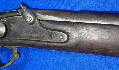 Antique 1863 CIVIL WAR U.S. BRIDESBURG RIFLE MUSKET ALFRED JENKS - Image 10 of 18