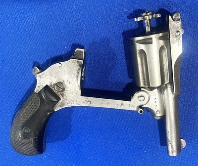 Antique UNIQUE BELGIUM VELO-DOG REVOLVER TOP BREAK DOUBLE ACTION - Image 7 of 12