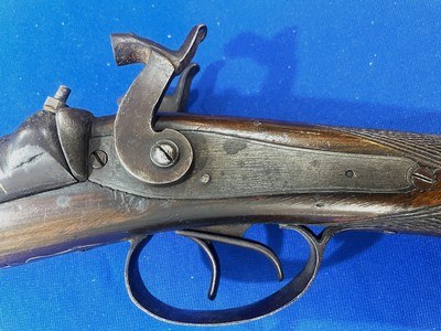 Antique CIVIL WAR ERA PERCUSSION DOUBLE SxS 10 Ga. SHOTGUN - Image 7 of 20