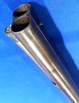 Antique CIVIL WAR ERA PERCUSSION DOUBLE SxS 10 Ga. SHOTGUN - Image 17 of 20