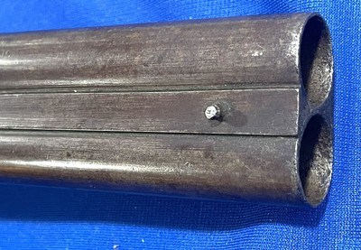 Antique CIVIL WAR ERA PERCUSSION DOUBLE SxS 10 Ga. SHOTGUN - Image 16 of 20