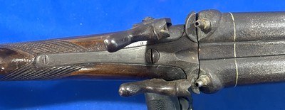 Antique CIVIL WAR ERA PERCUSSION DOUBLE SxS 10 Ga. SHOTGUN - Image 19 of 20