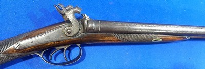 Antique CIVIL WAR ERA PERCUSSION DOUBLE SxS 10 Ga. SHOTGUN - Image 11 of 20
