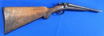 Antique T. BARKER COACH GUARD SxS SHOTGUN COWBOY ACTION - Image 2 of 13