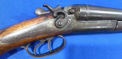 Antique T. BARKER COACH GUARD SxS SHOTGUN COWBOY ACTION - Image 4 of 13