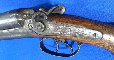 Antique T. BARKER COACH GUARD SxS SHOTGUN COWBOY ACTION - Image 10 of 13