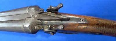 Antique T. BARKER COACH GUARD SxS SHOTGUN COWBOY ACTION - Image 8 of 13