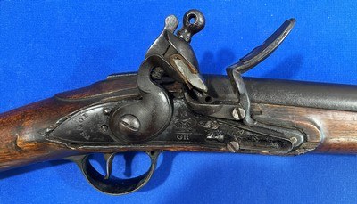 Antique ORIGINAL M 1793 FLINTLOCK BROWN BESS MUSKET - Image 5 of 20