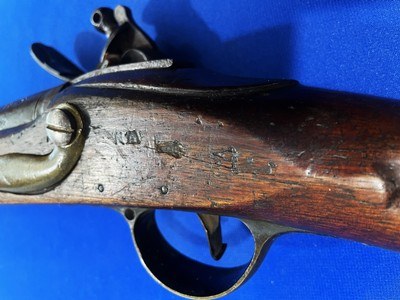Antique ORIGINAL M 1793 FLINTLOCK BROWN BESS MUSKET - Image 15 of 20