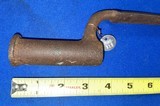Antique BRITISH REVOLUTIONARY WAR SOCKET FUSIL BAYONET #312 - Image 2 of 5