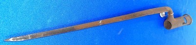 Antique BRITISH REVOLUTIONARY WAR SOCKET FUSIL BAYONET #312 - Image 4 of 5