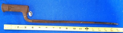Antique BRITISH REVOLUTIONARY WAR SOCKET FUSIL BAYONET #312 - Image 3 of 5