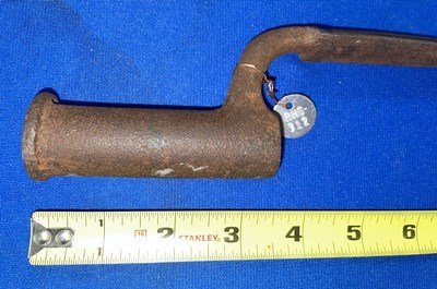 Antique BRITISH REVOLUTIONARY WAR SOCKET FUSIL BAYONET #312 - Image 2 of 5
