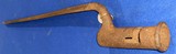 Antique BRITISH REVOLUTIONARY WAR SOCKET FUSIL BAYONET #312 - Image 5 of 5