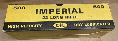 Vintage .22 LR AMMO MINT FULL BRICK 500 ROUNDS IMPERIAL CIL - Image 4 of 6