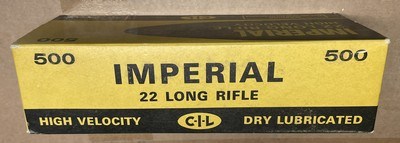 Vintage .22 LR AMMO MINT FULL BRICK 500 ROUNDS IMPERIAL CIL - Image 3 of 6