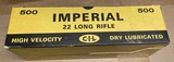 Vintage .22 LR AMMO MINT FULL BRICK 500 ROUNDS IMPERIAL CIL - Image 4 of 6