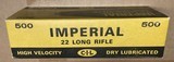 Vintage .22 LR AMMO MINT FULL BRICK 500 ROUNDS IMPERIAL CIL - Image 3 of 6