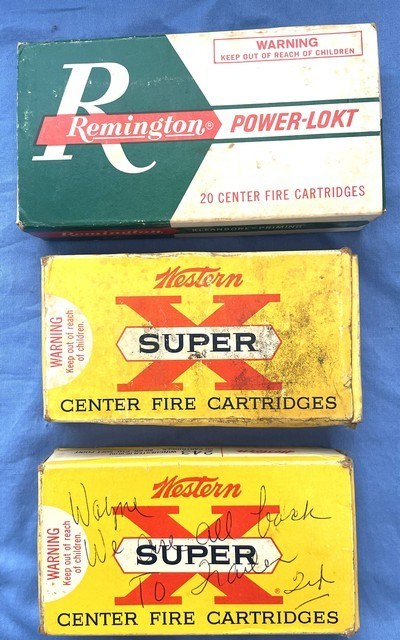 Vintage AMMO 3 BOXES WINCHESTER .243 WESTERN & REMINGTON 54 RNDS. - Image 2 of 7