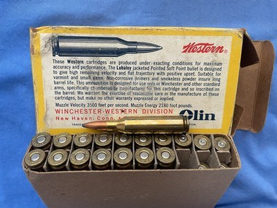 Vintage AMMO 3 BOXES WINCHESTER .243 WESTERN & REMINGTON 54 RNDS. - Image 4 of 7