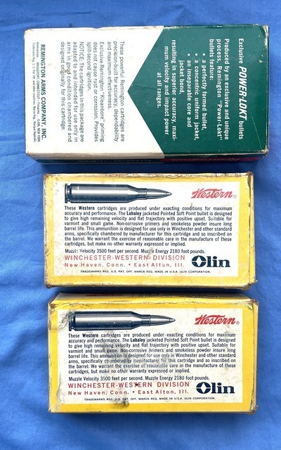 Vintage AMMO 3 BOXES WINCHESTER .243 WESTERN & REMINGTON 54 RNDS. - Image 3 of 7