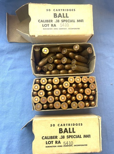 Vintage AMMO U.S. GOVERMENT REMINGTON .38 SPECIAL 2 BOXES - Image 2 of 4