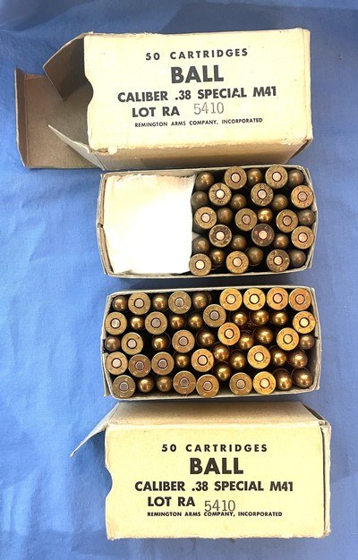 Vintage AMMO U.S. GOVERMENT REMINGTON .38 SPECIAL 2 BOXES - Image 3 of 4