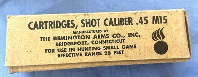 Vintage AMMO REMINGTON .45 SHOT MILITARY - Image 2 of 3
