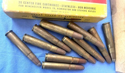 Vintage AMMO .35 REMINGTON 2 BOXES WINCHESTER & REMINGTON - Image 6 of 6