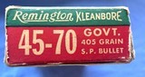 Vintage AMMO REMINGTON GREEN BOX .45-70 - Image 3 of 5