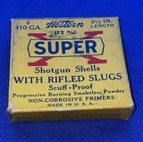 Vintage AMMO .410 SLUGS WESTERN SUPER X NICE BOX - Image 3 of 7