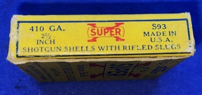 Vintage AMMO .410 SLUGS WESTERN SUPER X NICE BOX - Image 5 of 7