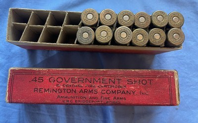 Antique AMMO BLACK POWDER REMINGTON UMC .45-70 SHOT 2 Pc BOX - Image 3 of 5