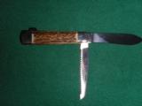 Waidmannsheil Stag Scales Folding Knife – Made in Solingen, Germany – New & unsharpened - Main blade and saw blade
- 2 of 2
