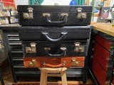 4 VINTAGE BRIEFCASES FULL OF MAN FROM UNCLE SERIES TV PROPS - 2 of 15