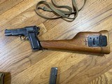 CANADIAN WW2 JOHN INGLIS BROWNING HI POWER RIG AND WOODEN HOLSTER/STOCK - 2 of 15