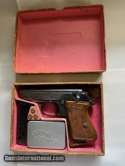 VERY RARE PPK SS CONTRACT VARIATION TWO FOURTH CONTRACT WITH BOX +