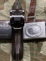 Fallschirmjager Pistol, WWII German Paratrooper Pistol, Rig - 10 of 15