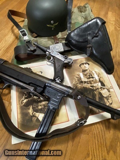 Fallschirmjager Pistol, WWII German Paratrooper Pistol, Rig