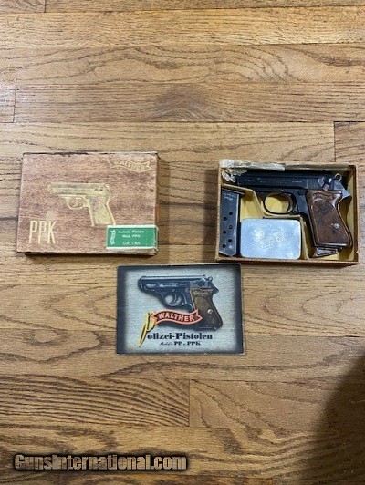 WALTHER PPK SS CONTRACT BOXED SET