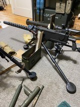 BEAUTIFUL M1919A1/A6 BROWNING SEMI AUTOMATIC BELT FED RIFLE. - 2 of 15