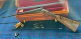 Trio of David McKay Brown 16g Side by Side Game Guns - 13 of 15