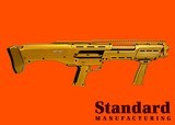 Standard Manufacturing - DP-12 Double Barrel Pump Shotgun - Gold FACTORY DIRECT IMMEDIATE SHIPMENT