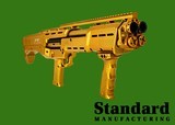 Standard Manufacturing - DP-12 Double Barrel Pump Shotgun - Gold FACTORY DIRECT IMMEDIATE SHIPMENT MAKE OFFER