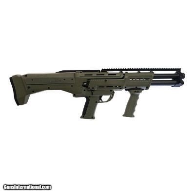 Standard Manufacturing - DP-12 Double Barrel Pump Shotgun - Green FACTORY DIRECT IMMEDIATE SHIPMENT