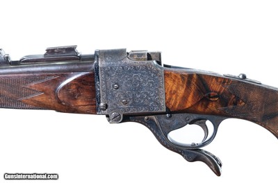 Thomas Bland & Sons  - Single Shot Rifle, Made for King Alfonso XII, .360. 24