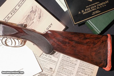 A.H. Fox - CE Grade, SxS, 12ga. 30
