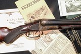 A.H. Fox - CE Grade, SxS, 12ga. 30