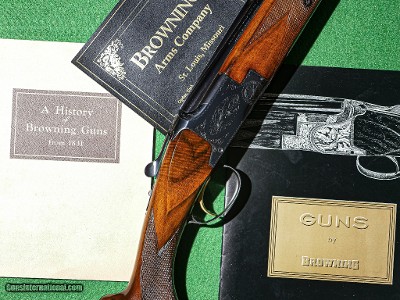 Browning - Grade I, O/U, Made In Belgium, 20ga. 26 1/2